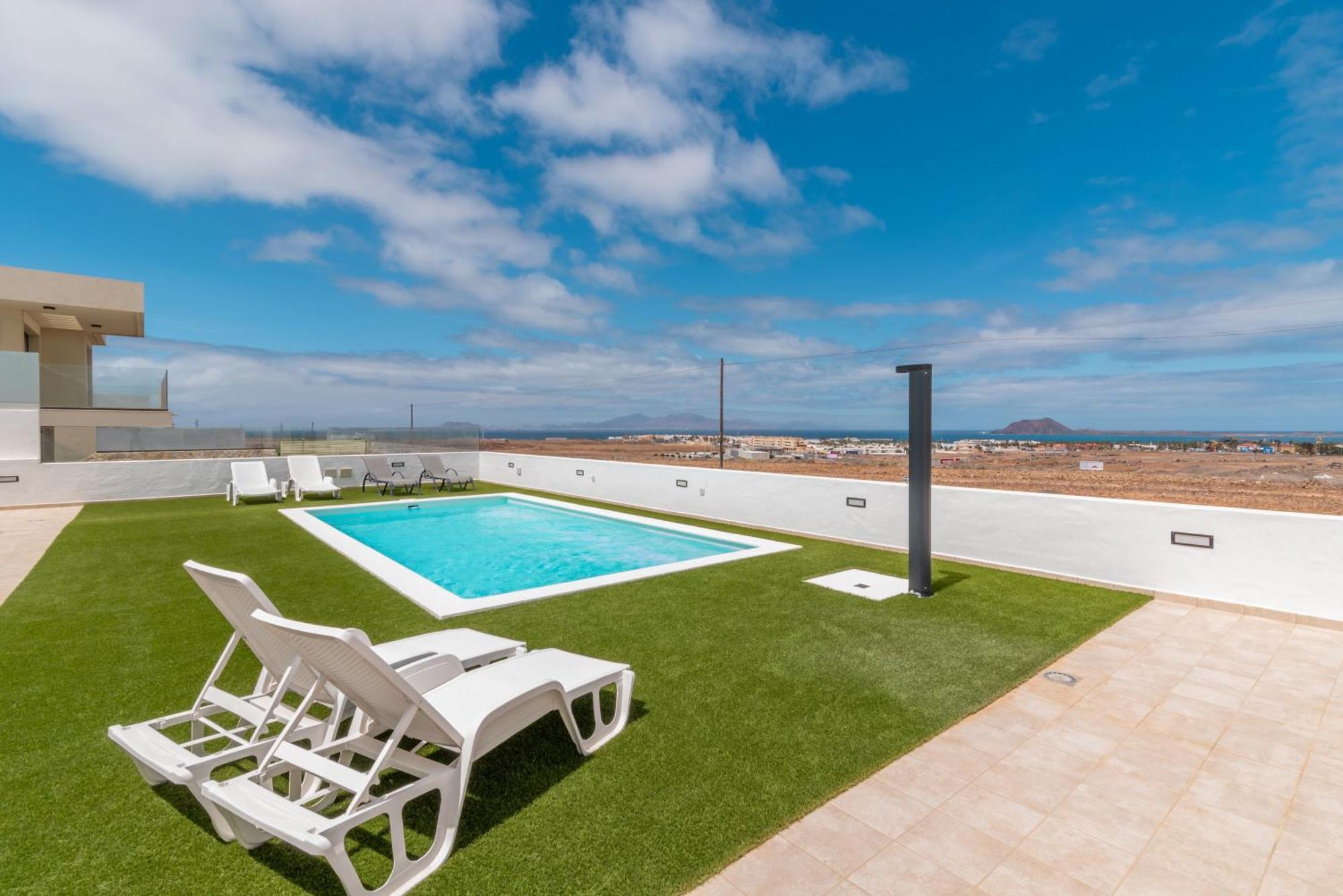 Seascape Heated Pool, Air-Con, View, Adult Only Apartment Corralejo Bagian luar foto